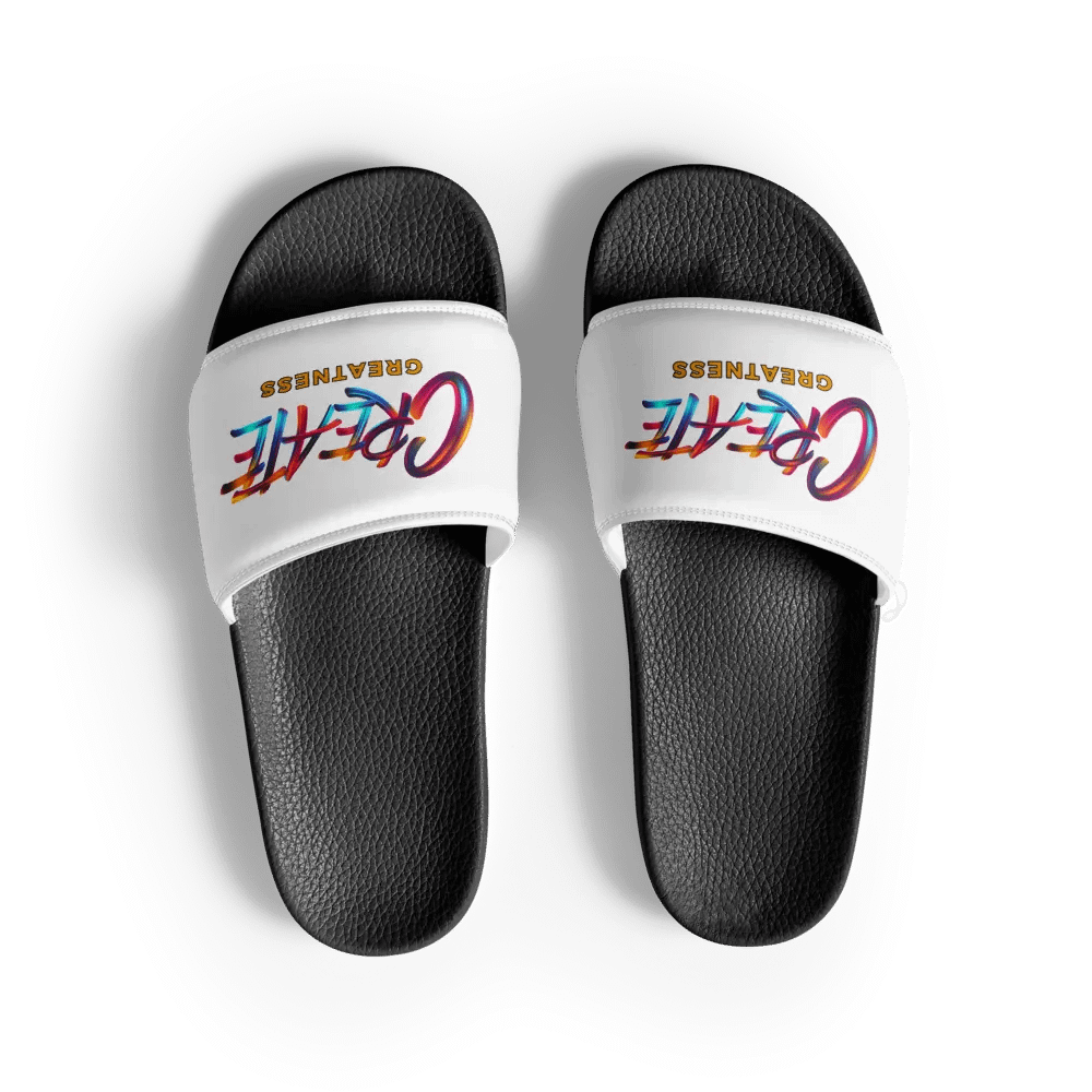 Create Greatness Men's Slides product image (3)