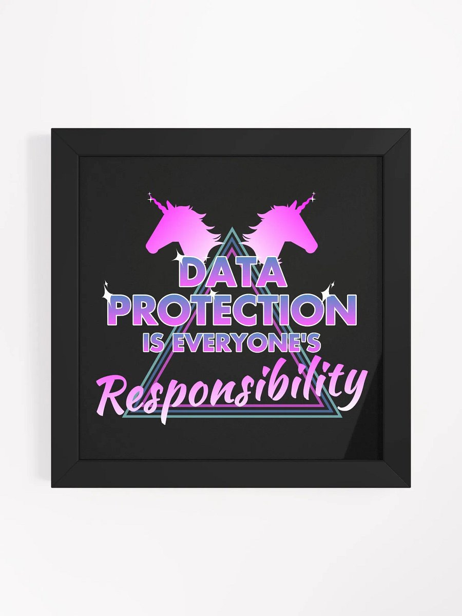 Data Protection framed poster product image (2)