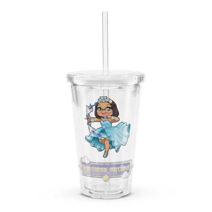 Art3mis Avatar and Logo Clear Tumbler product image (1)