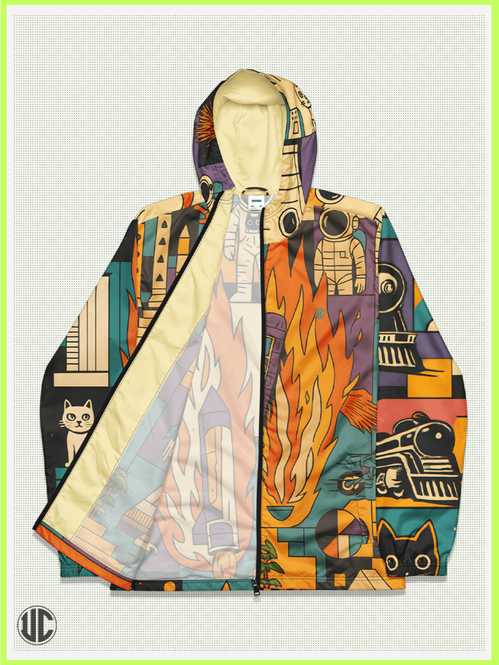 Strange Fiction Retro Futurist - Windbreaker product image (1)