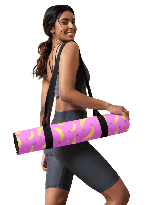 Bananapalooza yoga mat product image (1)