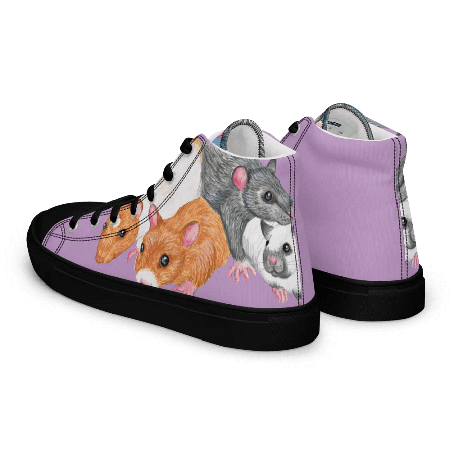 rat mischief High Top Canvas Shoes (womens) product image (12)