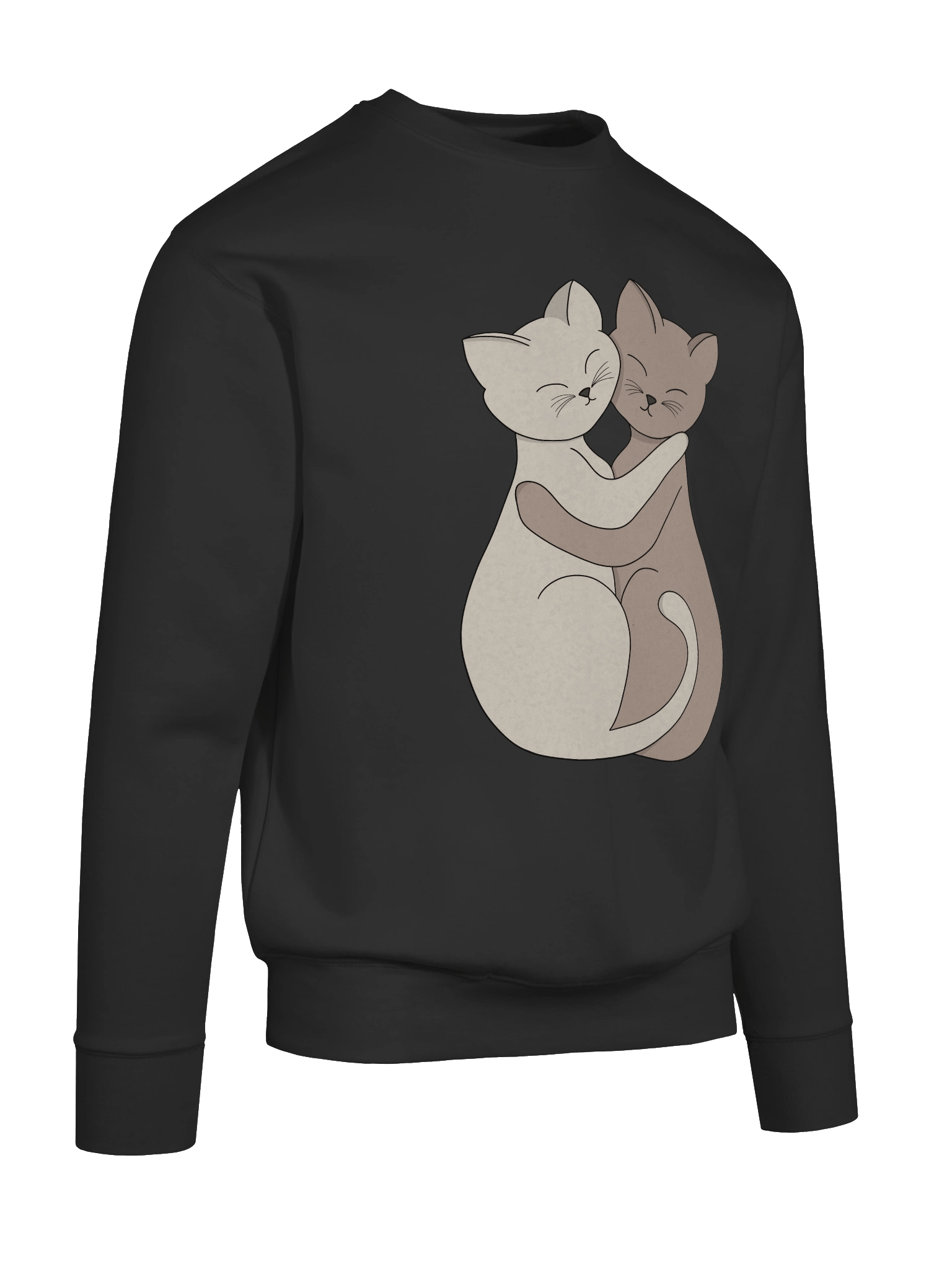 Hugging Cats Friendship Illustration product image (10)