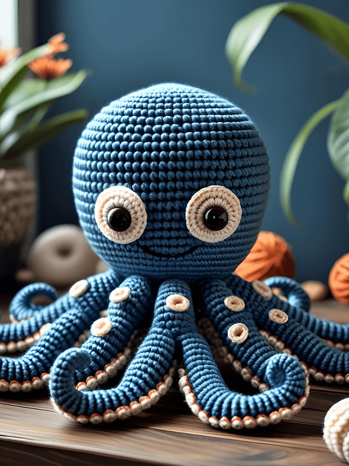 Mini Octopus Magic: Amigurumi Crochet Pattern PDF product image (1)