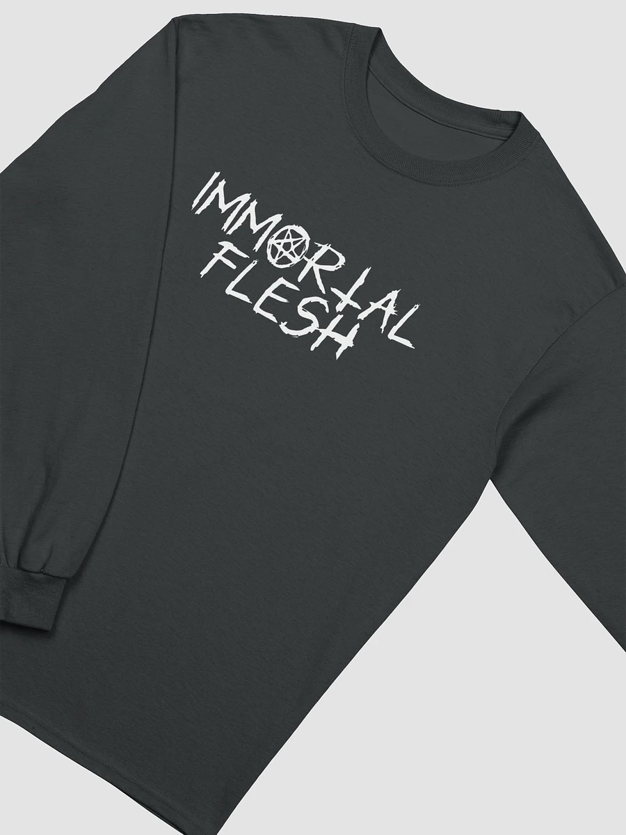 Immortal Flesh L/S Shirt Front Print White product image (3)