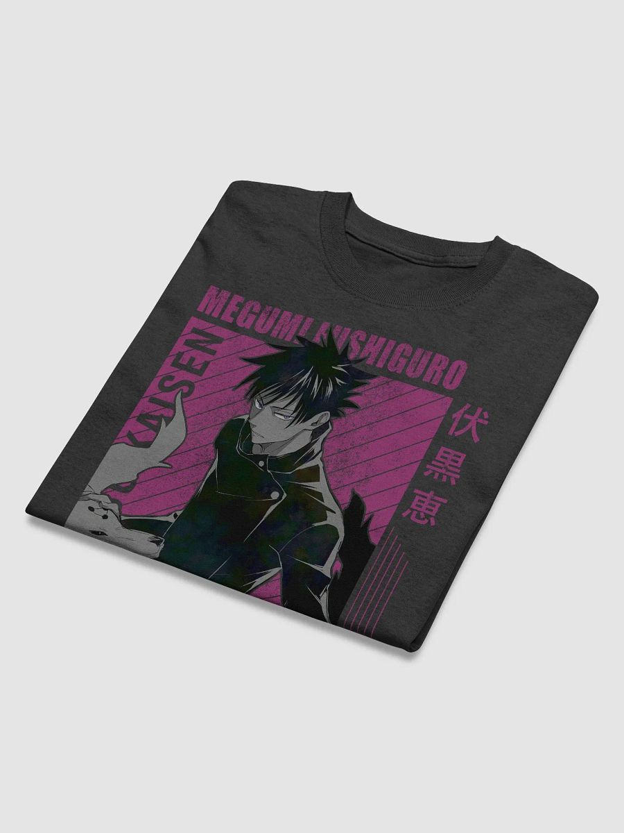 Jujutsu Kaisen Megumi Fushiguro Shadow Summoner T-Shirt – Gildan Heavyweight product image (4)