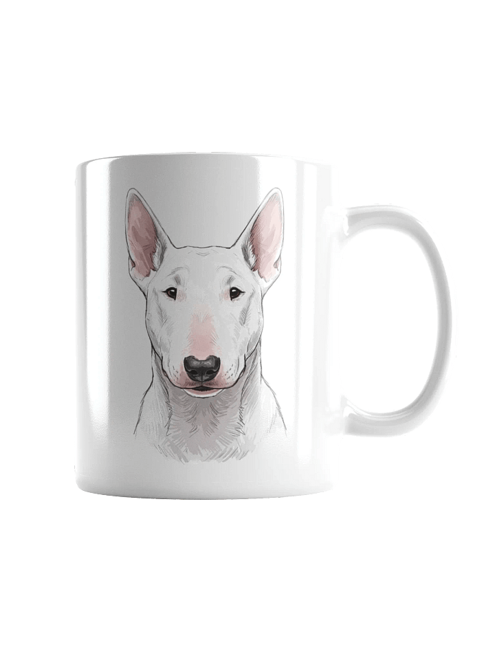 Bull Terrier Messy Sketch-y Art Chic Small Ceramic Mug product image (2)