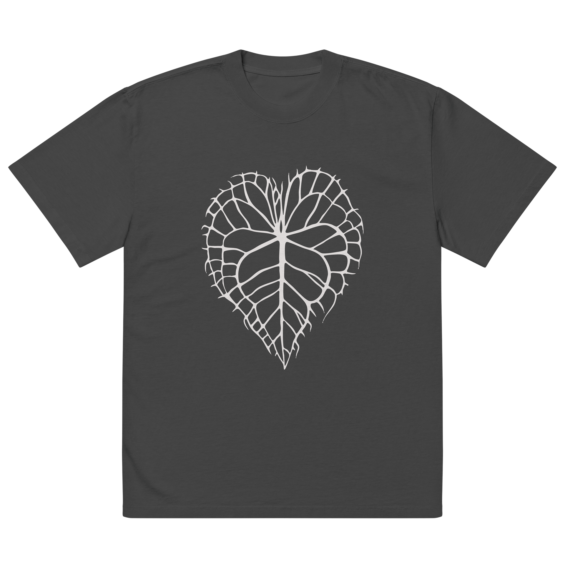 ANTHURIUM CLARINERVIUM SKELETON - Oversized Faded T-Shirt product image (4)