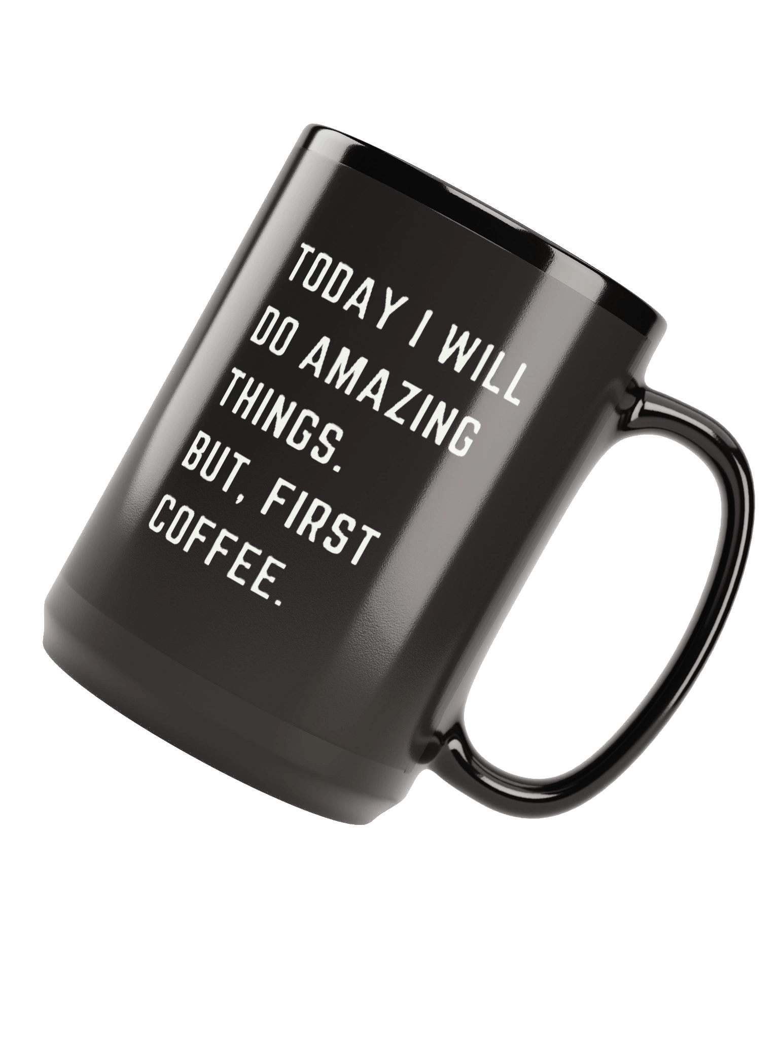 Amazing Things Black Mug product image (4)