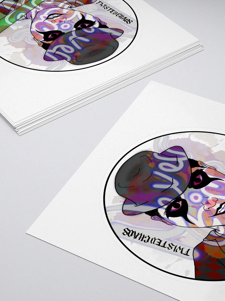 TWISTED CHAOS NEVER GIVE UP STICKER product image (4)