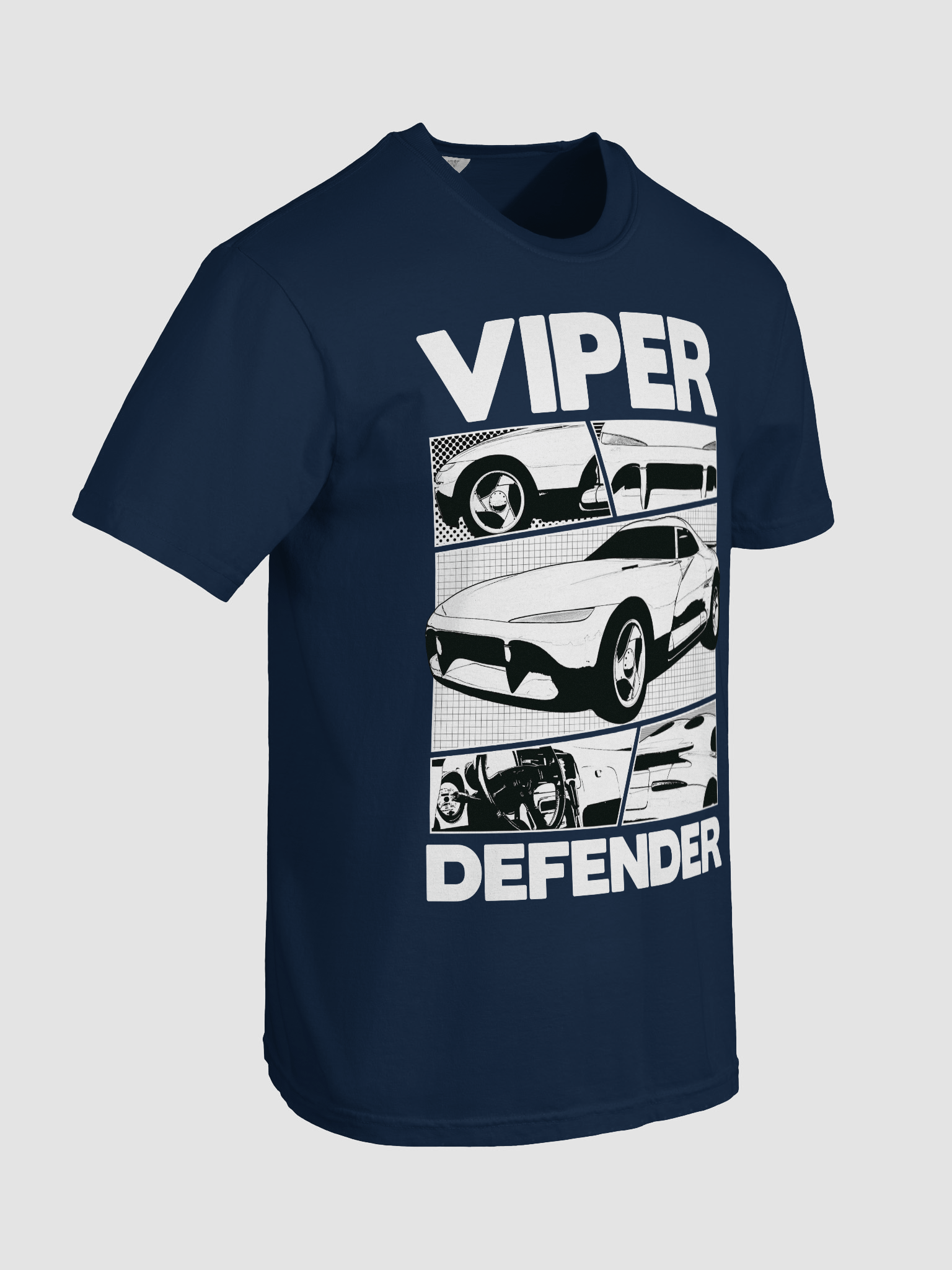 Viper Defender T-Shirt – Blue | Black product image (5)