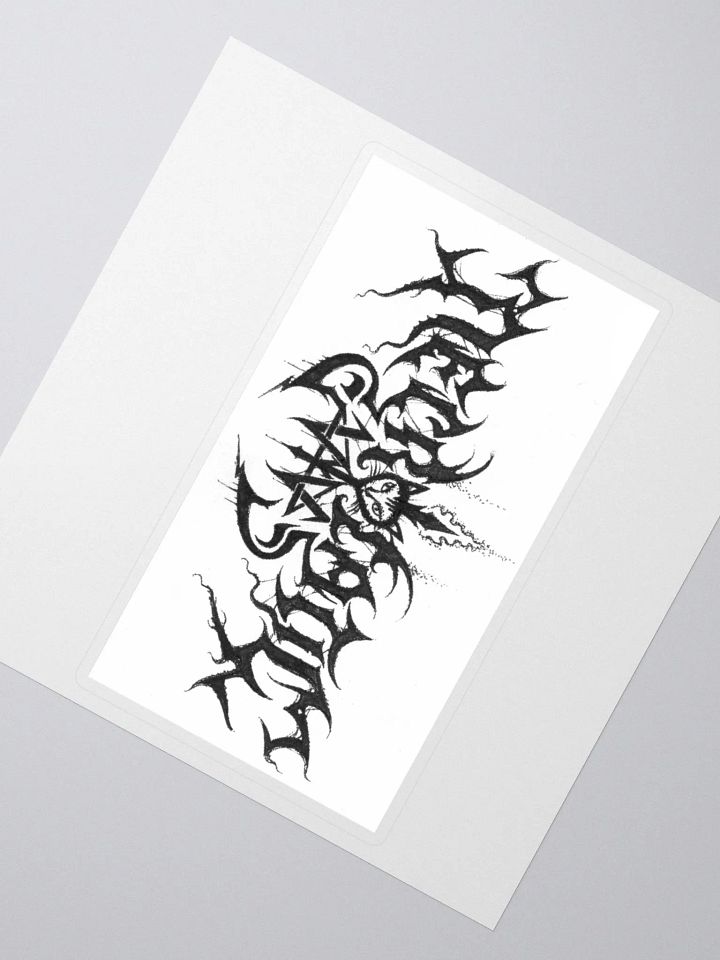 NecroCaticGames Logo Sticker product image (2)