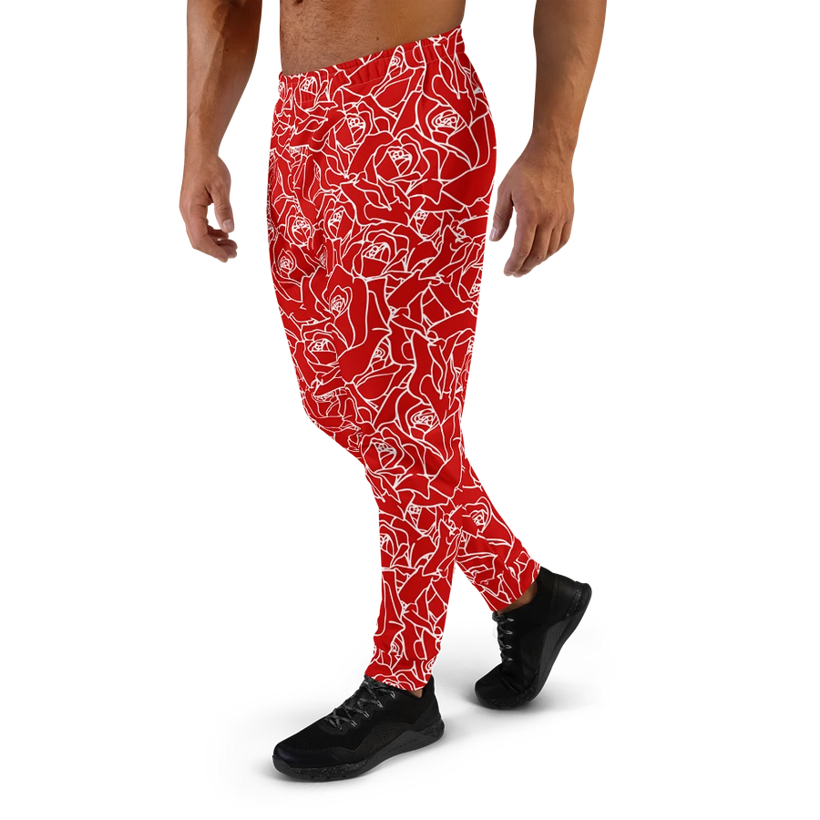 Loads of Roses · red-white joggers product image (3)