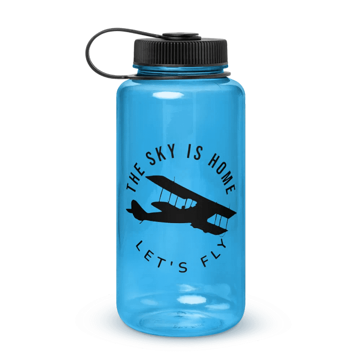 The Sky is Home - Let's Fly - Water Bottle product image (1)
