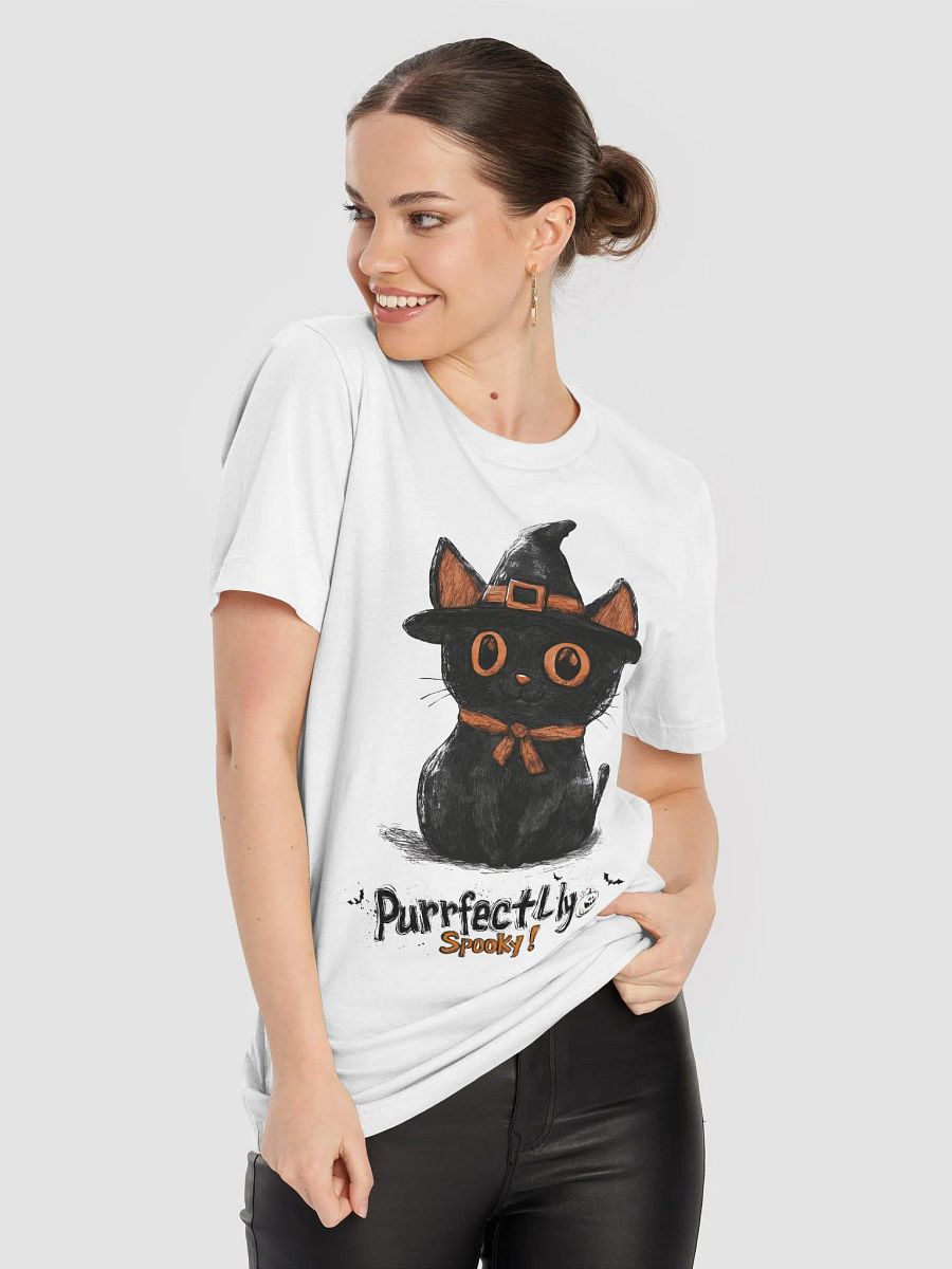 Purrfectly Spooky - Halloween Cat T-Shirt product image (8)