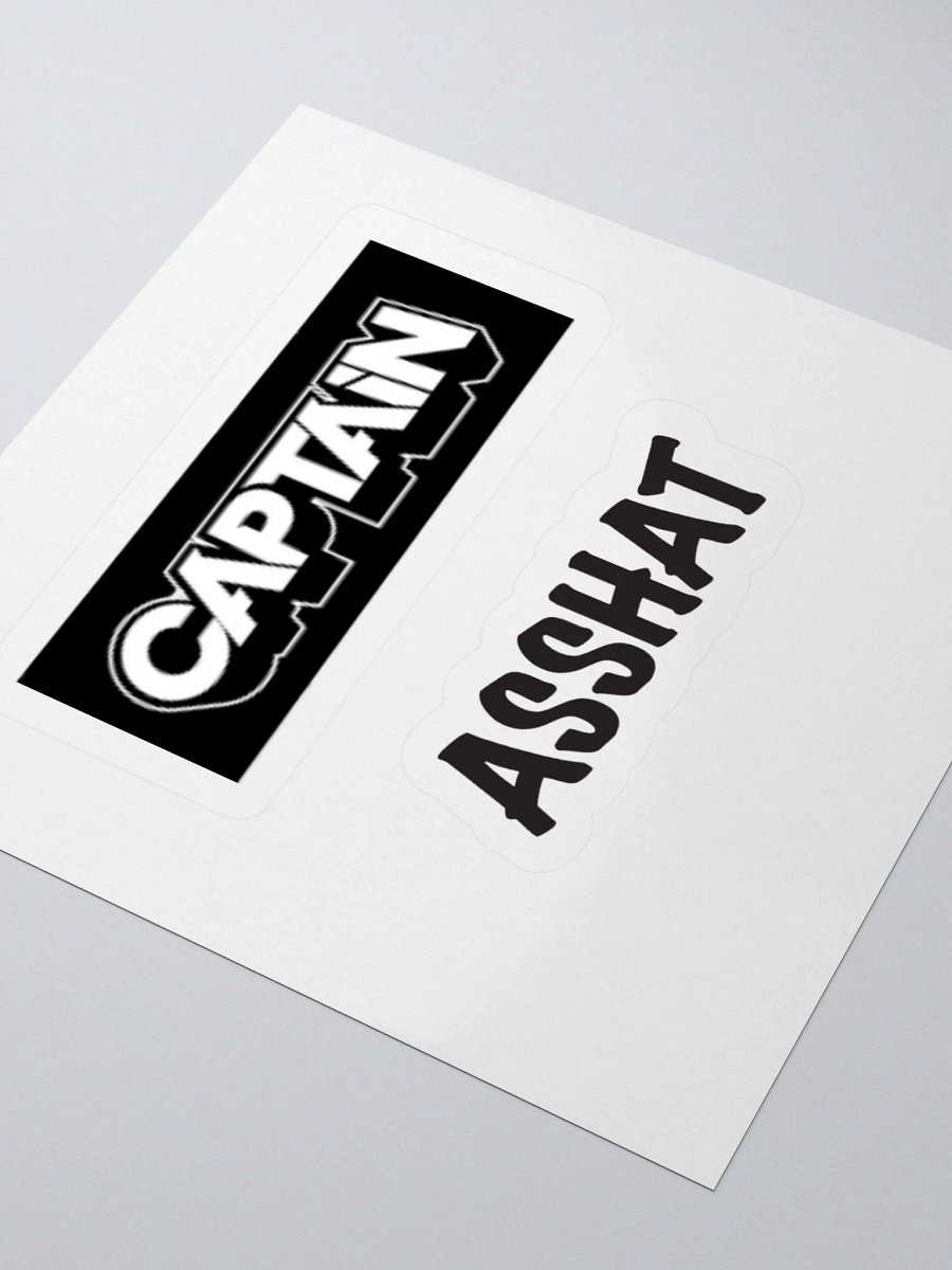 Captain Asshat Stickers product image (9)