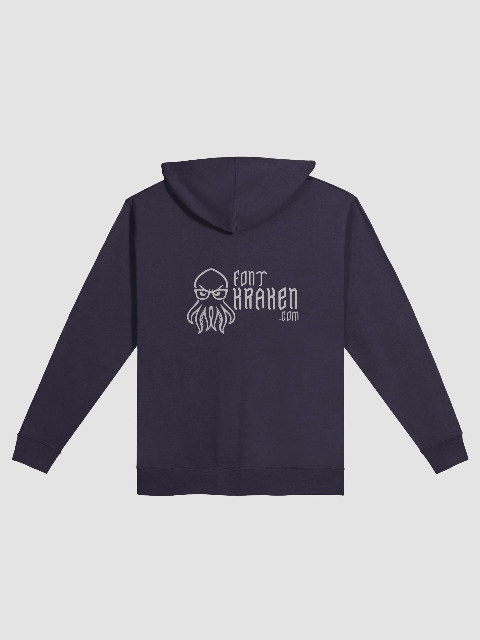 Font Kraken Fleece Zip Up Hoodie product image (2)