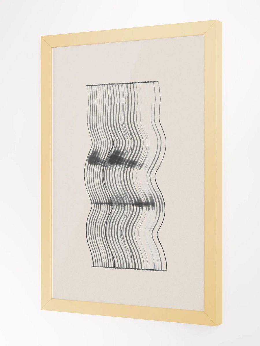 Flowing Motion Framed Poster | Modern Abstract Wall Art product image (5)