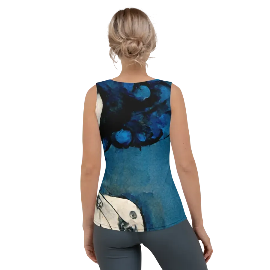 Blue Vibes All-Over Women's Tank Top product image (2)