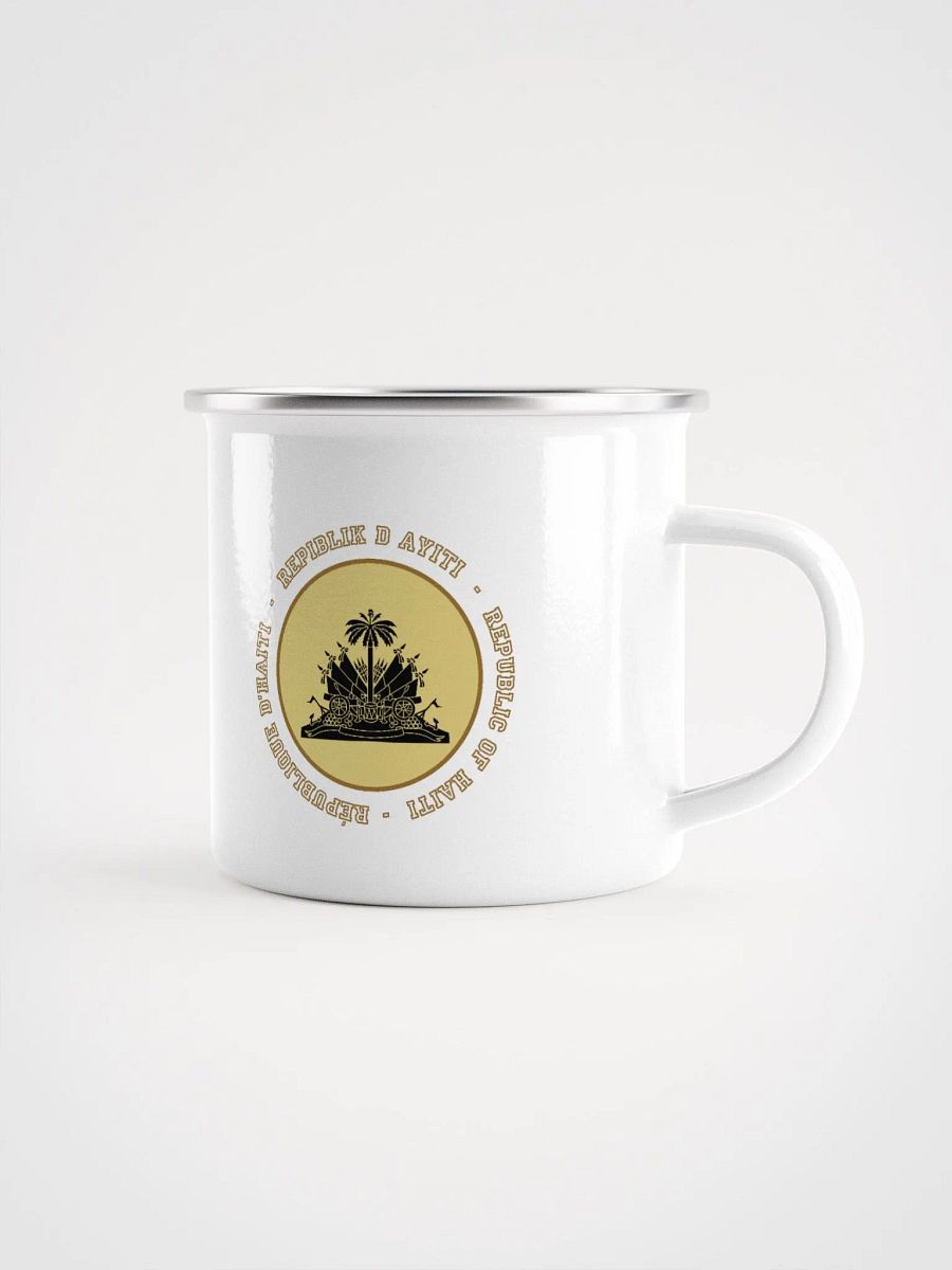 Haiti Emblem Enamel Mug product image (1)