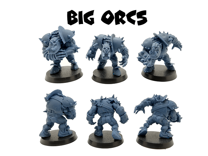 Big Orc Fantasy Football Team - Brutefun Miniatures product image (2)