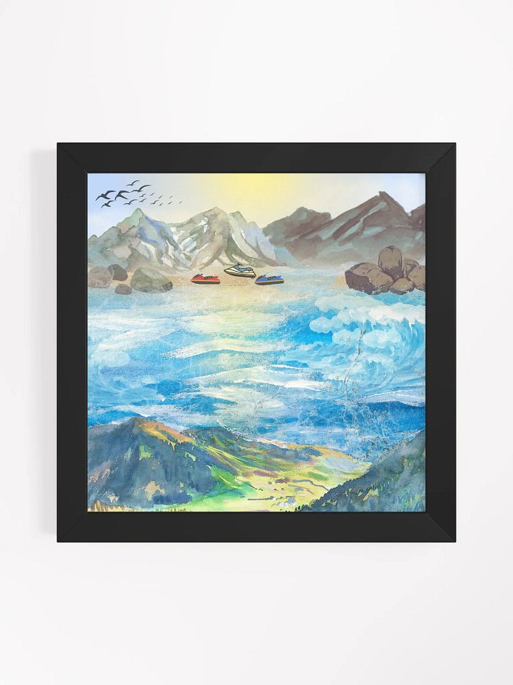 Serene Mountain Vista Framed Poster product image (1)