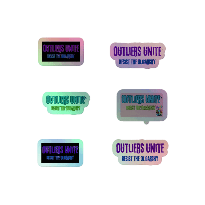 Resistors, Outliers Unite, Holo Sticker Pack product image (2)