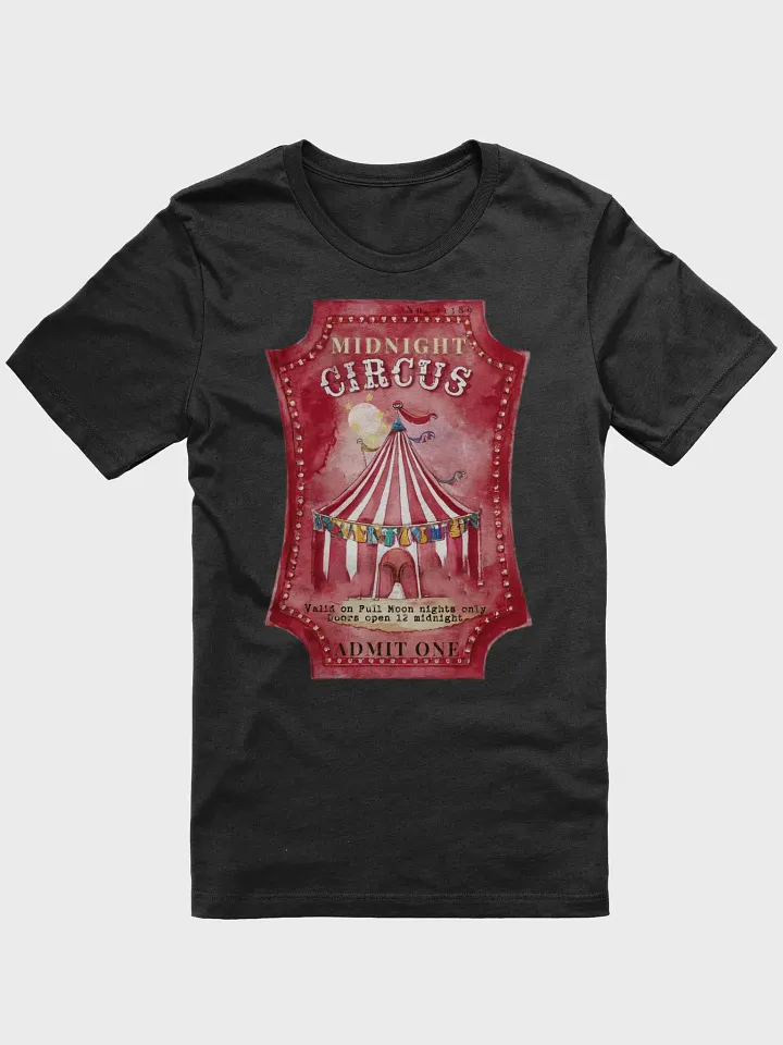 Midnight Circus Ticket Tee | Unisex, Vintage-Inspired Design product image (1)