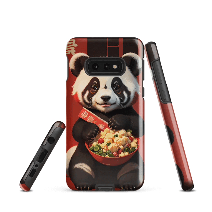 Adorable Panda Feast Samsung Tough Case – Cute Panda Enjoying a Delicious Meal product image (2)