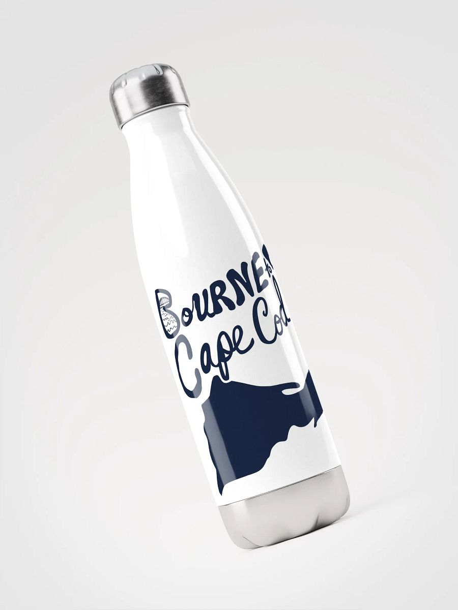 BOURNE to Cape Cod™ | Stainless Bottle | Navy on White 💧 product image (3)
