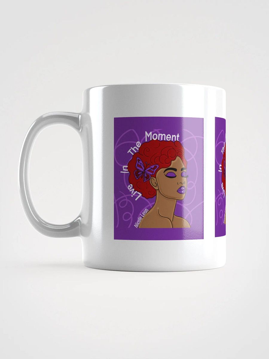 Live In The Moment Triptych White Glossy Mug product image (6)