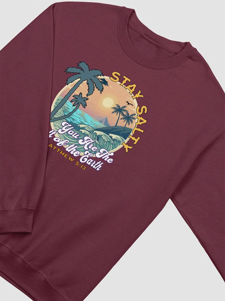 Stay Salty You Are The Salt Of The Earth Palm Trees Crewneck product image (11)