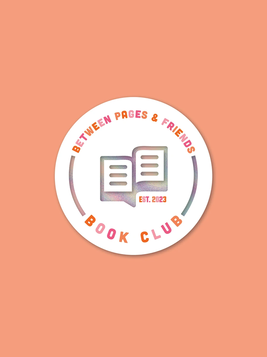 BP&F Book Club Sticker (Holographic) product image (1)