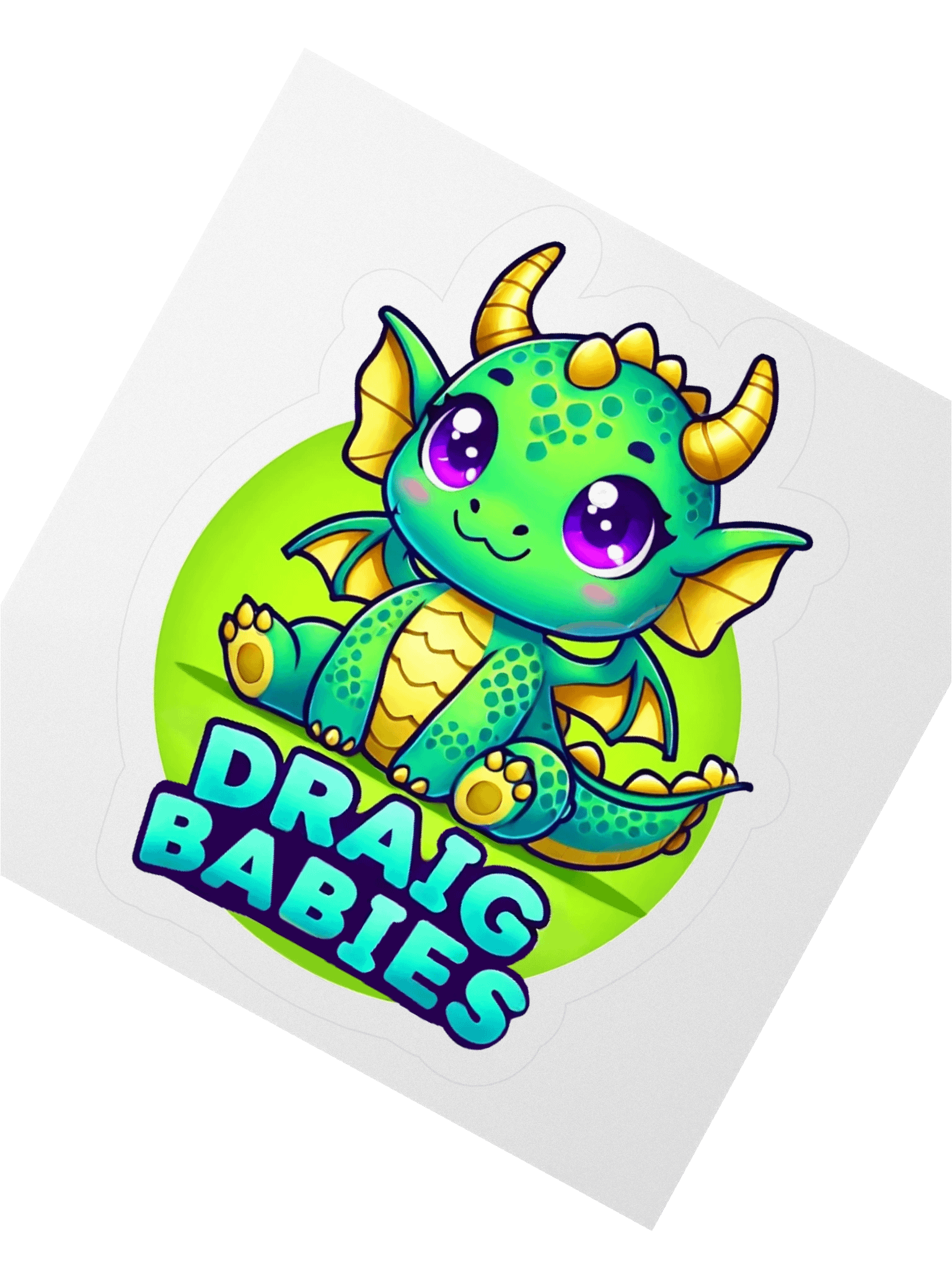 TEAM DRAIG! Cute Dragon Kiss Cut Stickers product image (6)