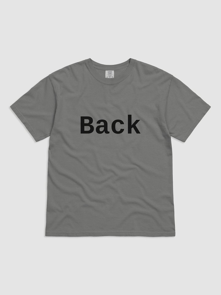 Front Back Heavyweight Tee - Incorrect - Light Color product image (3)