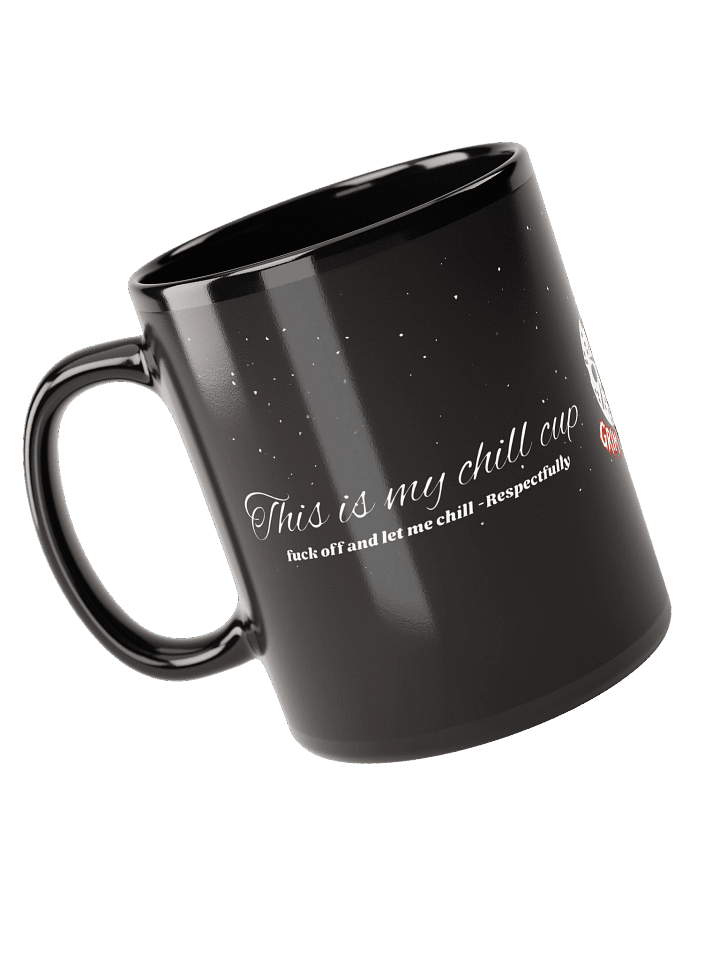 GrimFam Night Shift Mug — Wolf Edition "This is my chill cup. F off and let me chill — respectfully." 11 oz Or 15 Oz sizes product image (2)