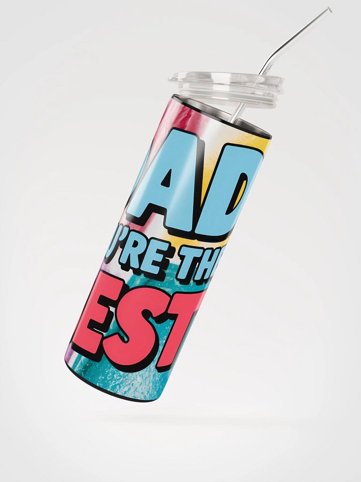 Dad You're The Best Vibrant Appreciation Stainless Steel Tumbler product image (2)