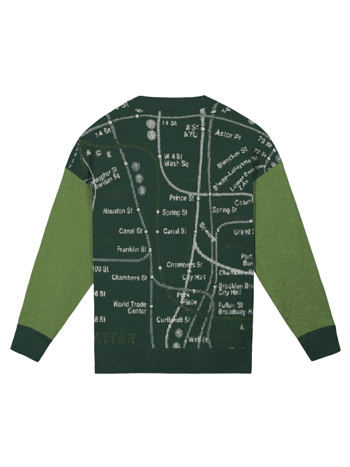 The New Yorker Relaxed Fit Knit in Grassy Pine product image (2)