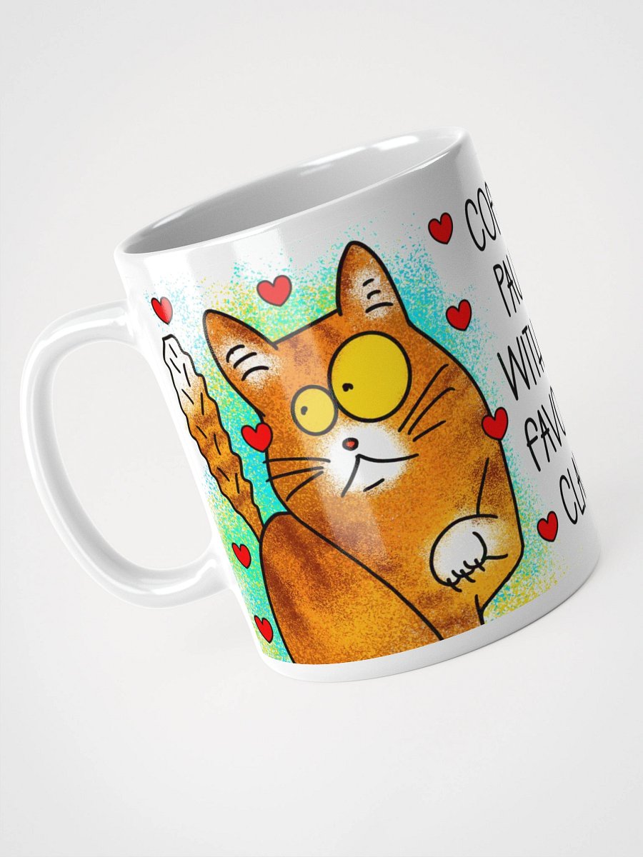 Hand Drawn Cat Coffee Pause Mug product image (8)