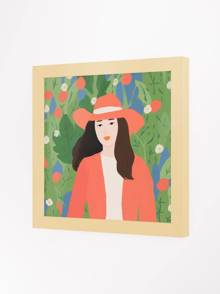 Vibrant Floral Illustration Matte Poster product image (12)