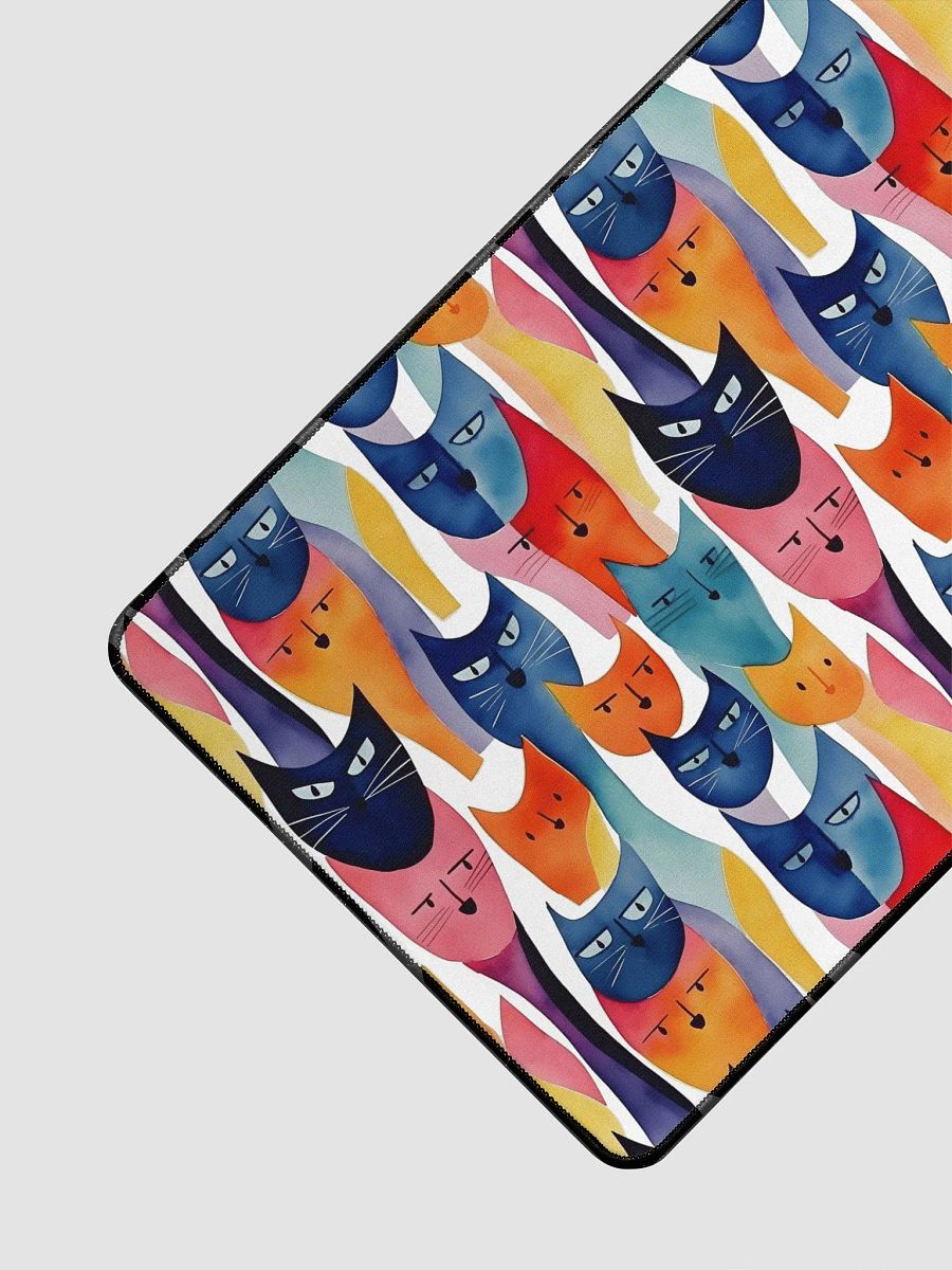 Watercolored Cats Desk Mat product image (3)