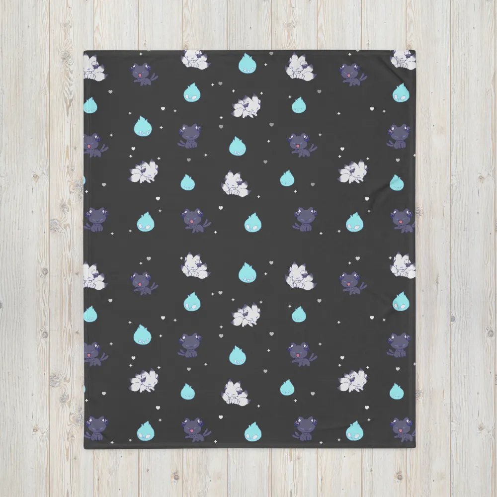 meiya, meinya & wisps blanket (black) product image (4)