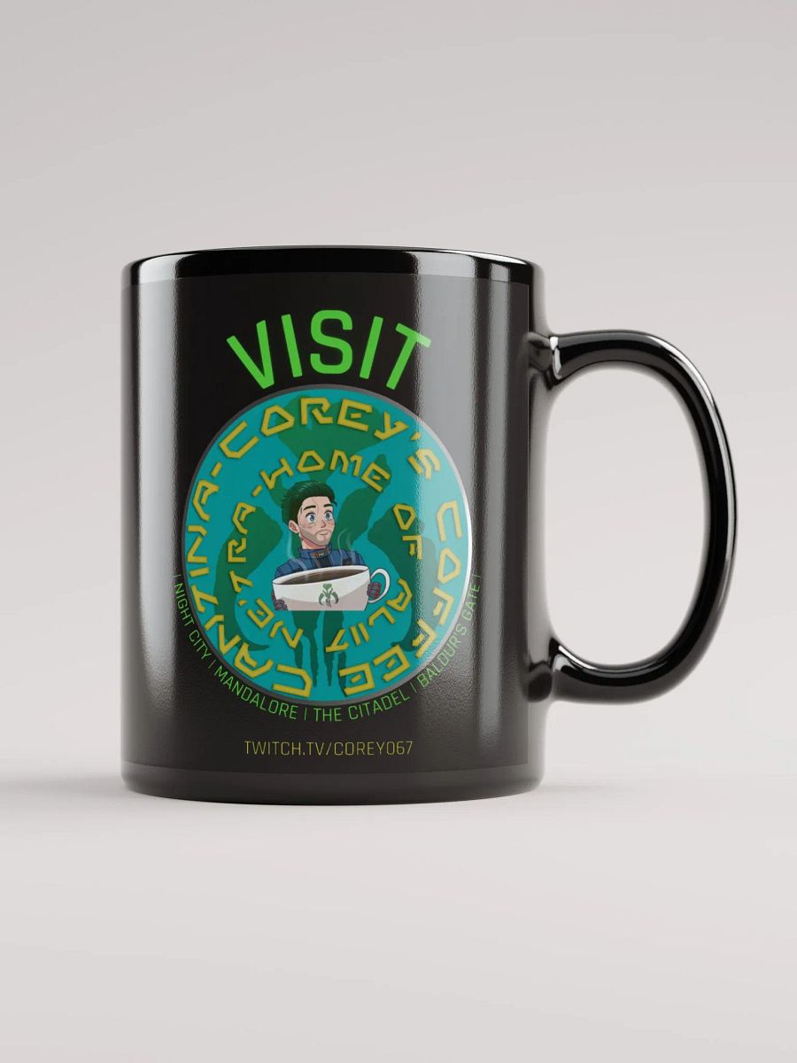 Visit Corey's Coffee Cantina mug - Black product image (1)