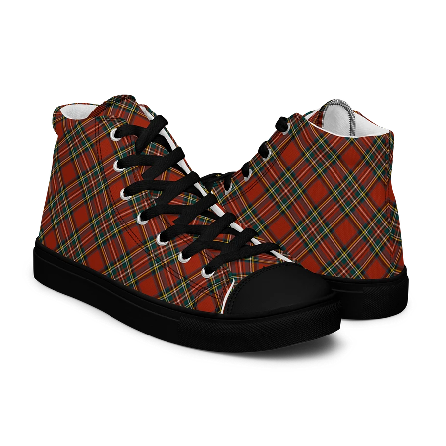 Royal Stewart Tartan Men's High Top Shoes product image (7)