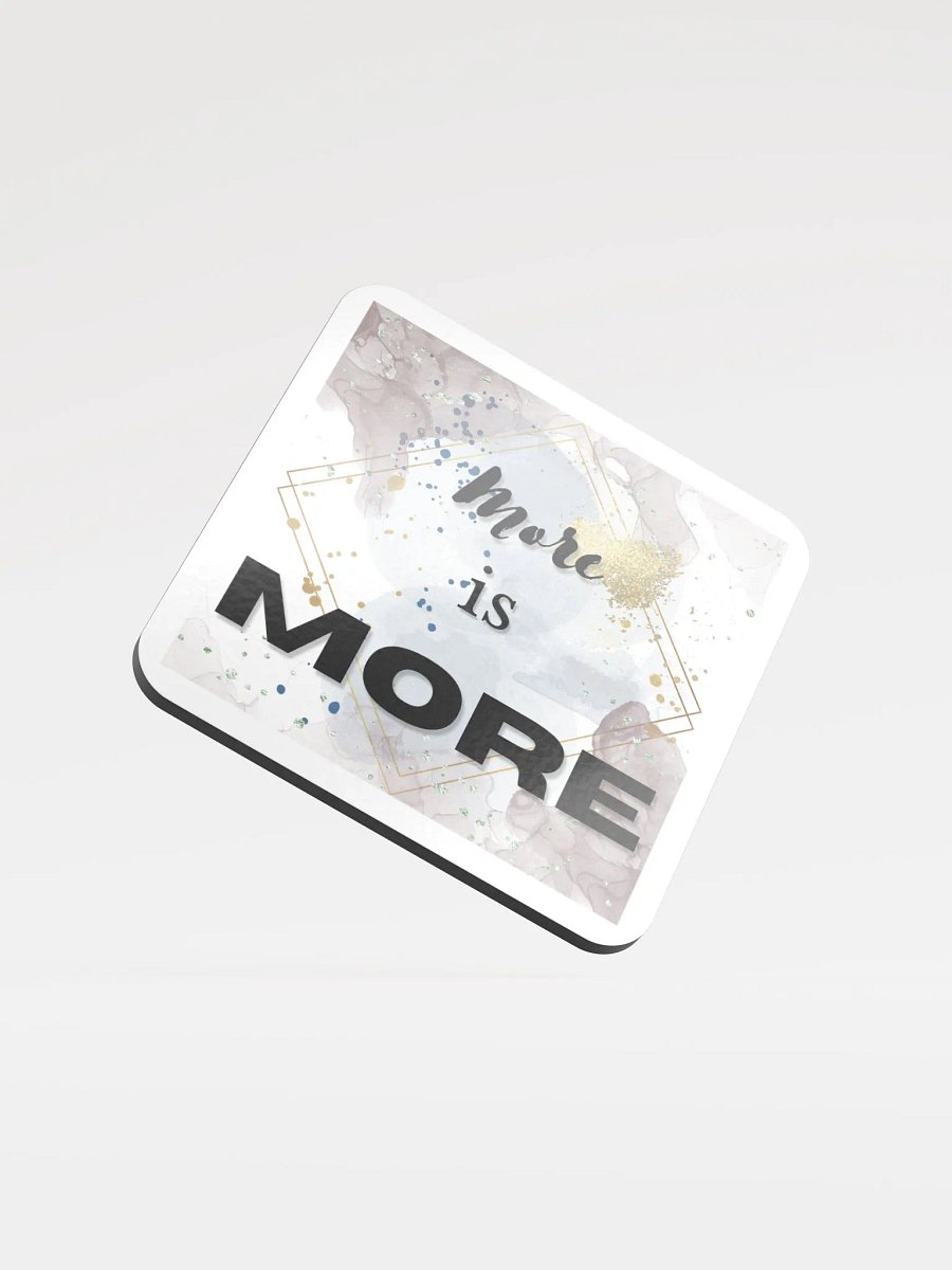 More is MORE Purple Coaster product image (1)