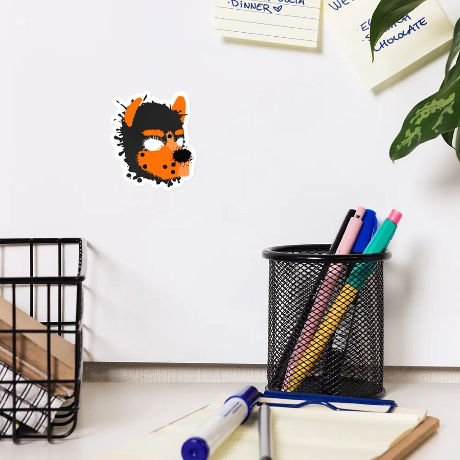 Pup Splatter Magnet - Orange product image (10)