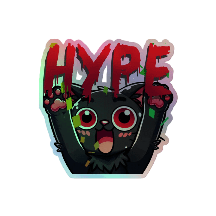 HYPE Cat Holographic Sticker Set product image (2)