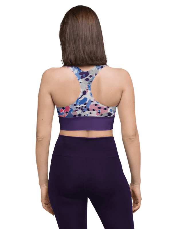 Sharp vision Recycled Longline Sports Bra product image (4)
