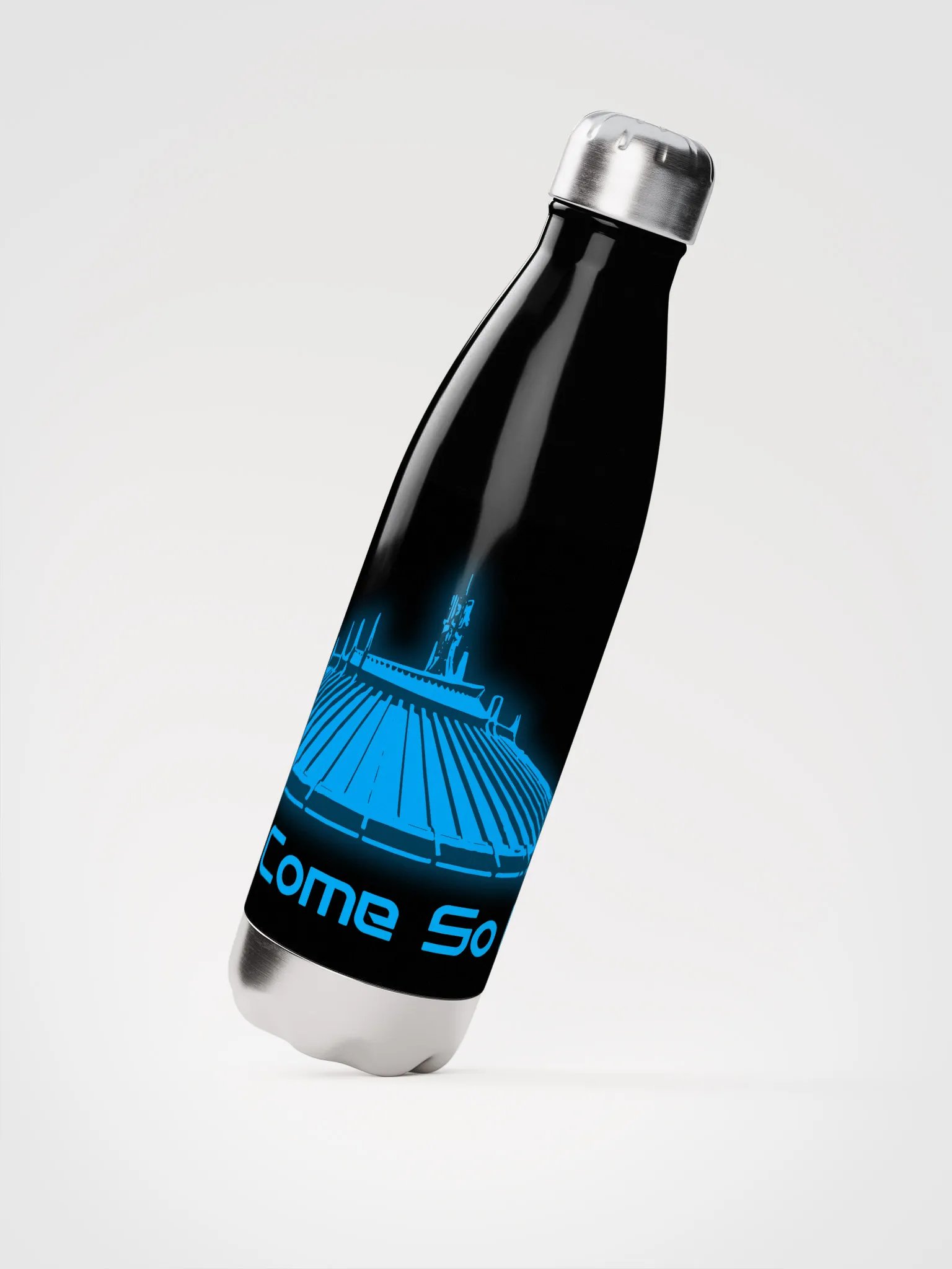 Space Mountain: We've Come So Far - Steel Water Bottle product image (2)
