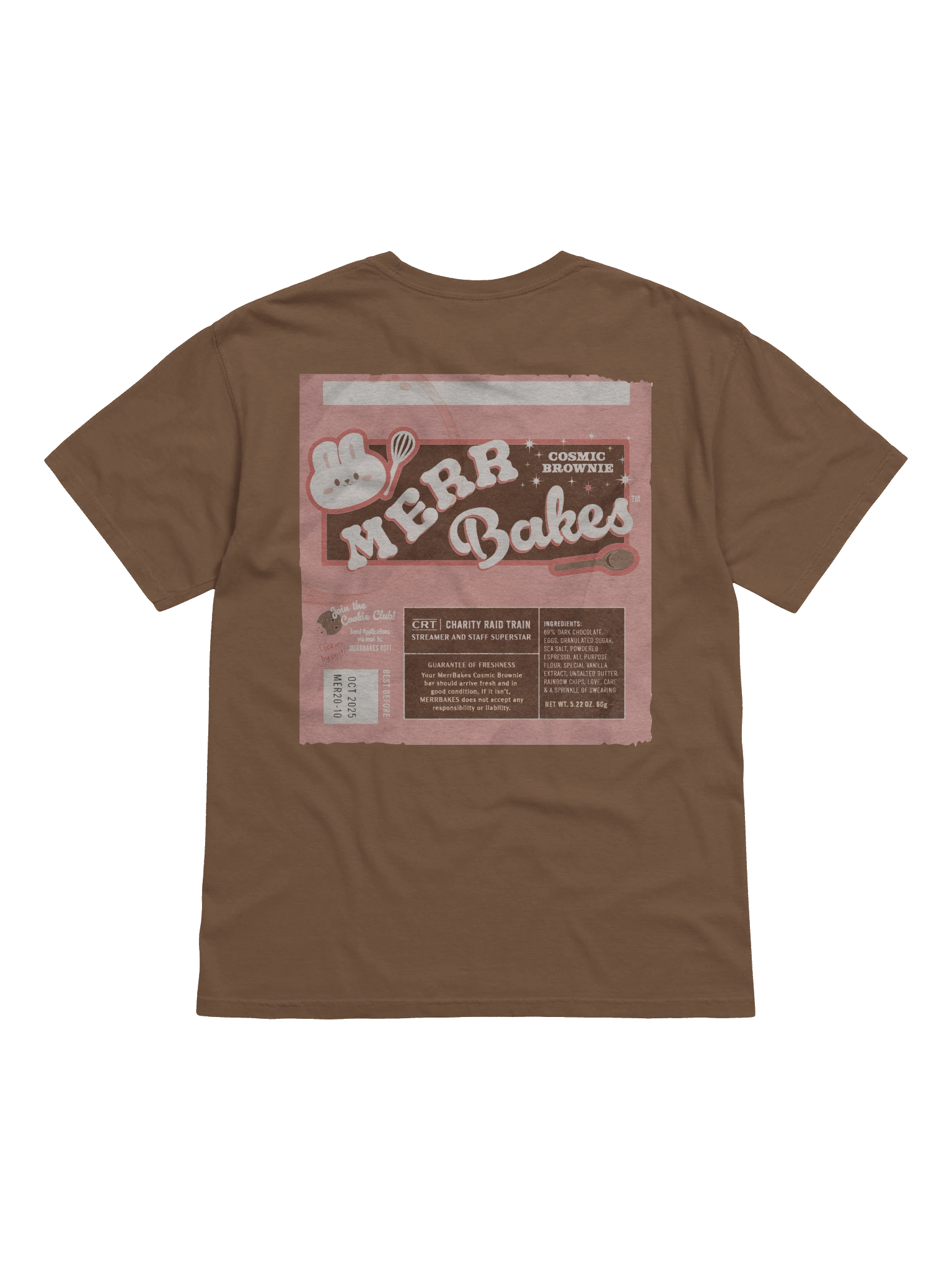 Merr's Cosmic Brownie Bar T-Shirt | MerrBakes product image (9)